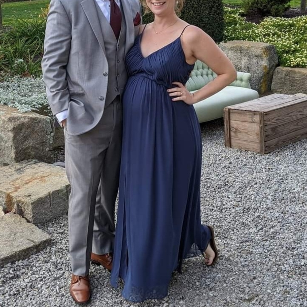 Maternity bridesmaid dress